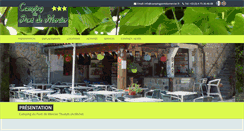 Desktop Screenshot of campingpontdumercier.fr